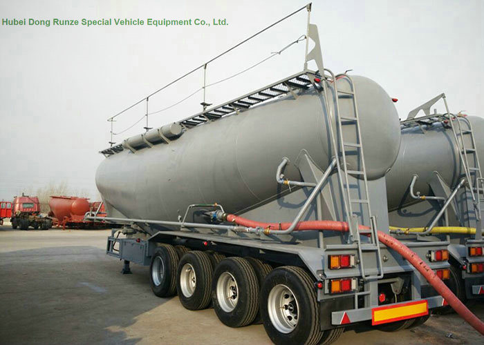 Customizing Heavy Duty 50t-70t Bulk Cement (Fly Ash, Flour, Powder Material) Transport Tanker Truck Semi Trailer