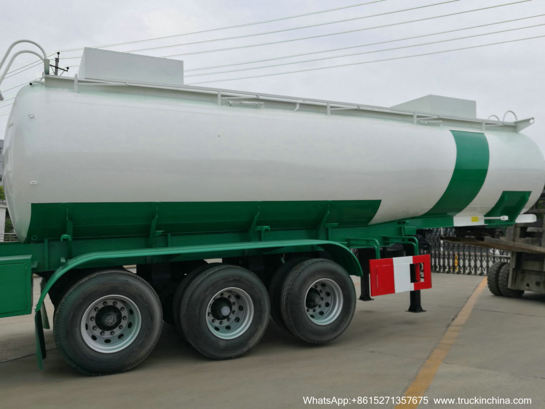 Caustic Soda Tanker Corrosive Chemical Liquid Steel Lined Plastic Tank Trailer (3 Axles PE Lined Tank for Dilute Sulfuric Acid Hydrochloric Acid)