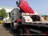 Heavy Car Carrier Flatbed Truck Mounted 10 Ton Knuckle Crane - Shacman F3000, L3000, M3000, H3000 Reovery Wrecker