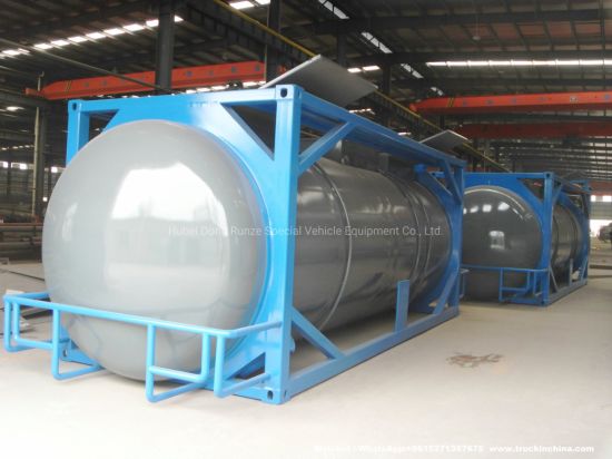 20FT Frame Swap Tank (Stainless Steel ISO Tank Container 25000Liters Yellow Phosphorus)