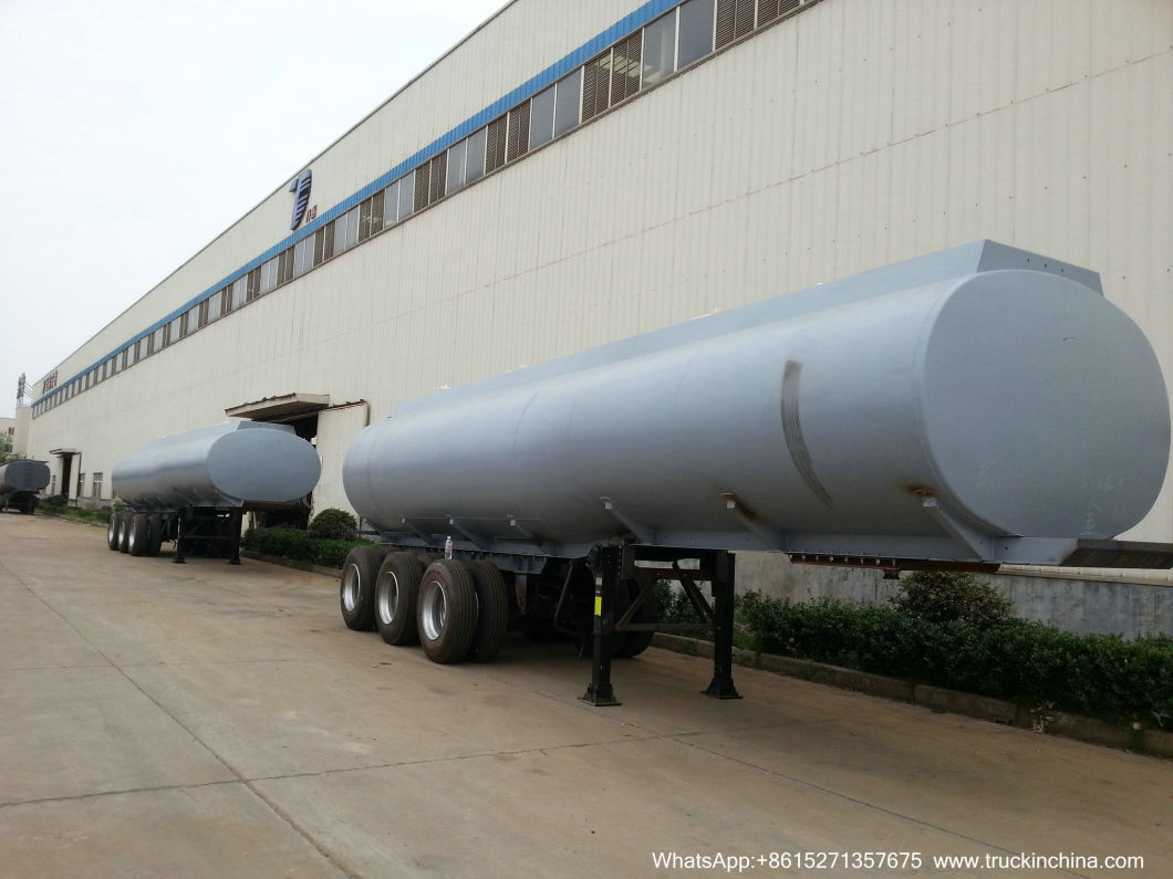30t 3 Axles Hf Acid Tanker Trailer (Steel Tank Lined PE Hydrofluoric Acid, Hydrochloride Acid, Pickling Waste Water, Pickling Liquid 8000USG -10000USG)