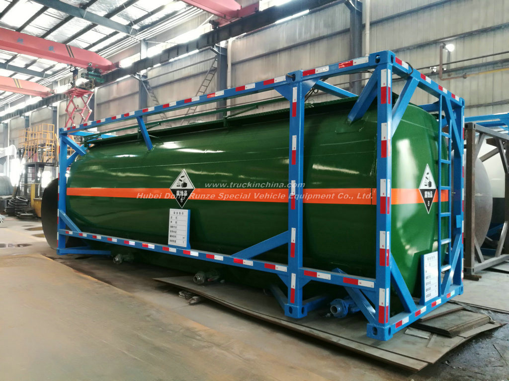 Hydrocyanic Acid Tank Container ISO 20FT-30FT (Hydrogen Cyanide HCN) Un 1051 Portable Tank Steel Lined LDPE also for HCl (max 35%)