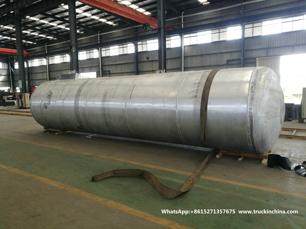 Nitric Acid Tanker Trailer Used for Transporting Nitric Acid Acetic Acid (Made Of Pure Aluminum, 2-3 Axles Road Tanker)