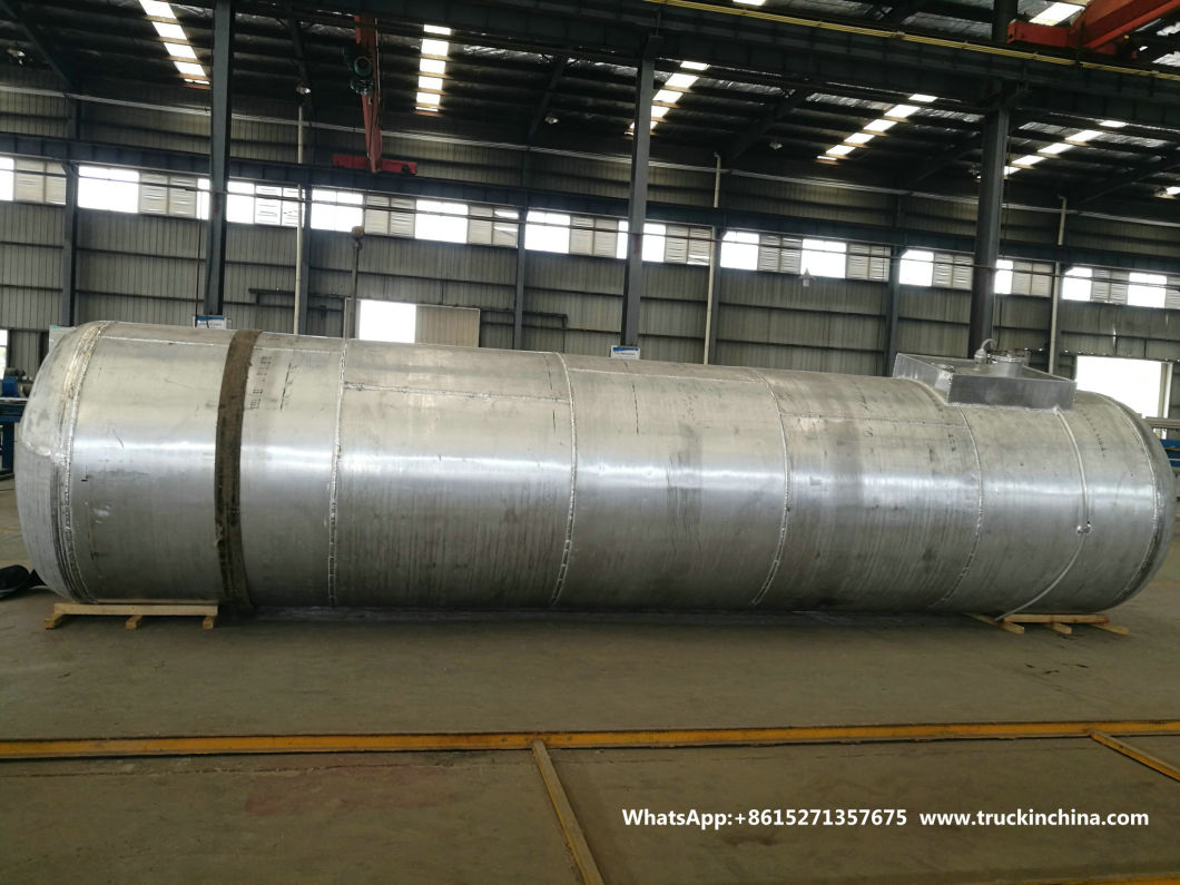 Nitric Acid Tanker Trailer Used for Transporting Nitric Acid Acetic Acid (Made Of Pure Aluminum, 2-3 Axles Road Tanker)