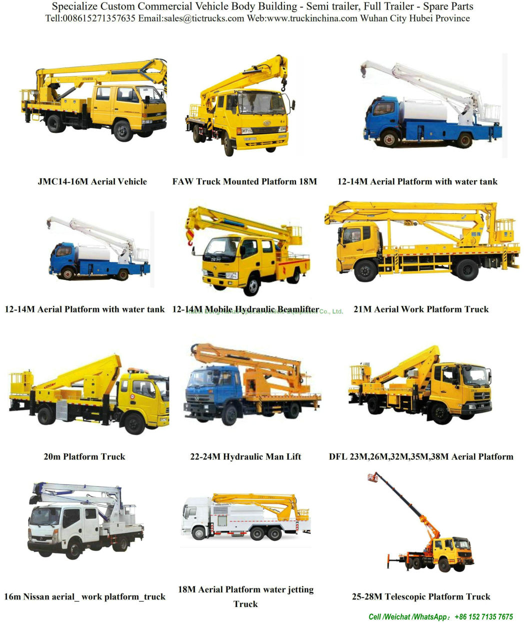 Isuzu-6X4 Truck Mounted Aerial Work Platform 24m