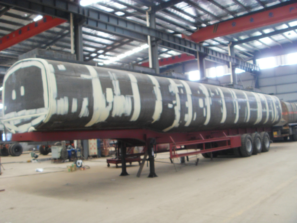 4 Axle Fuel Tank Semi Trailer (4 Axle 55000L 55M3-72CBM Fuel Transport Tank Semi Trailer Oil Fuel Tanker Truck Trailer)