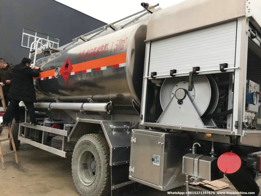 Isuzu-Ftr Helicopter Refueling Trucks (Aluminum Alloy Aircraft Tanker)