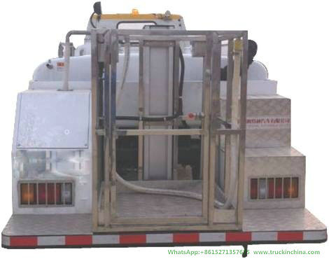 Jmc Aircraft Lavatory Service Truck Clean Water Tank 1200L Sewage Tank 3000L (Aircraft Sewage Tanker With Vacuum Pump Electric Diesel Vehicle)