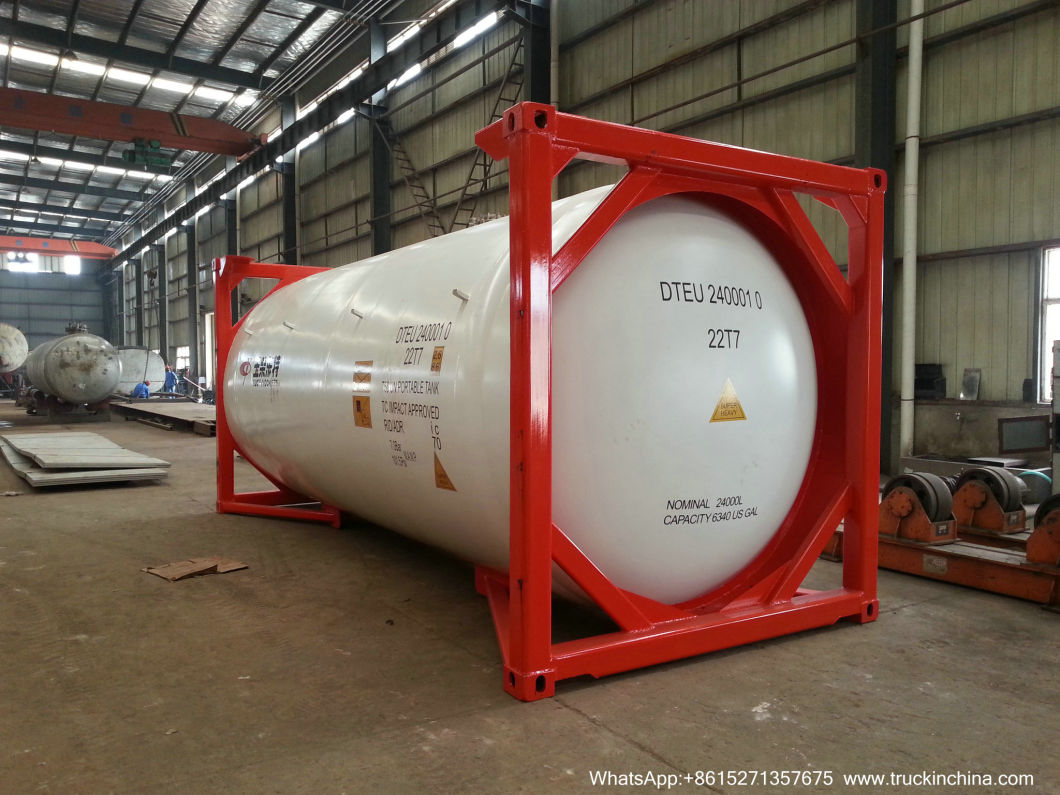 ISO LPG Propane Gas Tank Container 30FT (30000L Pressure Vessel Liquid Sulfur Dioxide, Lquid Gas, Isobutane, Dimethyl Ether 15-20T)