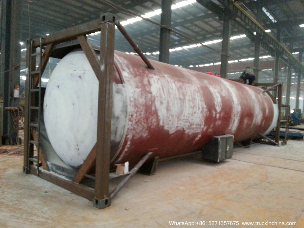 ISO LPG Propane Gas Tank Container 30FT (30000L Pressure Vessel Liquid Sulfur Dioxide, Lquid Gas, Isobutane, Dimethyl Ether 15-20T)