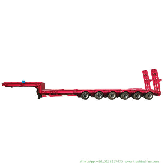Multi Axle Steering Axle Low Bed Trailer (5-6 Axles Hydraulic Modular)