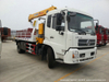 Flat Bed Wrecker with Loading Crane for Car Recovery on Road (5T -6T Crane Car carrier)