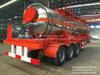 Emulsion Tank Container Trailer Liquid Molten Sulfur Transport Solution Insulated Cladding Stainless Steel Tank Body Can Be Unloaded Trailer