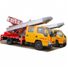Truck Mounted Telescopic Ladder Truck for House Building Goods Lift and Download (House Furniture Moving Cherry Picker Hydraulic 28 M Aerial Platform Ladder)