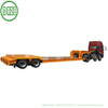 40t 2 Axles Gooseneck Low Bed Platform Semi Trailer Gooseneck Detachable Hydraulic Lowbed Lowboy