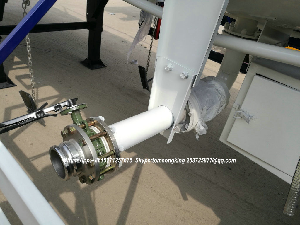 V Shape Concentrated Sulfuric Acid Tank Trailer Loading 99.8% H2so4 Transport 40 Ton 22000liters