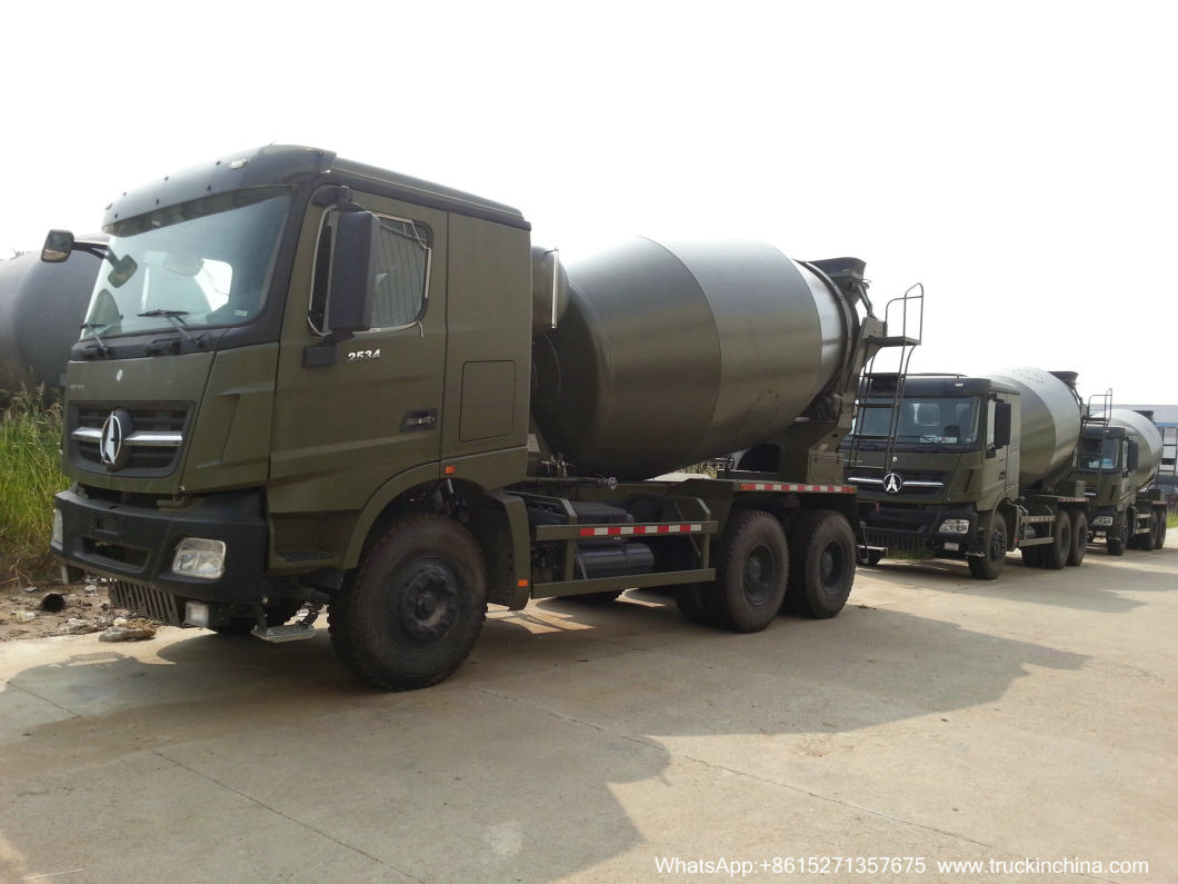 2534 / 2634 V3 Beiben Concrete Mixer Truck (with 8m3-12m3 Mixer Drum Right Hand Drive or left hand drive)