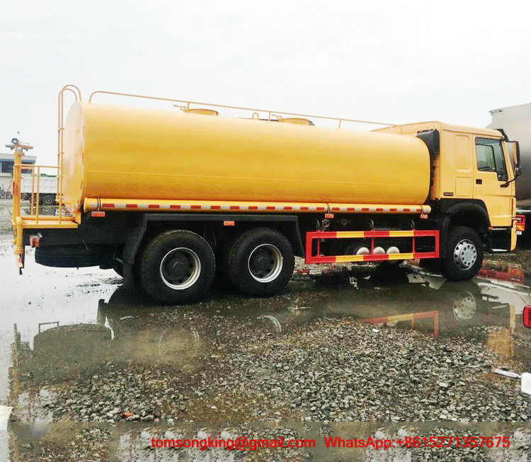 Sinotruck HOWO 6X4 Water Tank Bowser Truck Capacity 15 Tons 18 Tons 20 Tons Water Sprinkler Truck (336HP 371HP 15000L 18000L 20000L)