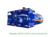 Mobile Bitumen Truck Tanker Upper Body (9m3 Hot Asphalt Tank Insulation 80mm RockWool, Wraped Stainless Steel With Baltur Diesel Oil Burner Generator)