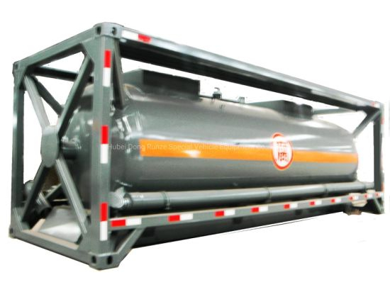 Reagent Sulfuric Acid 20FT ISO Tank Container 17500L (H2SO4, FeCL3 Ferric Chloride, Cupric Sulphate Reagent, PAC Steel Lined PE Tank)