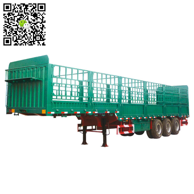 Customized 3axles Livestock Cargo Transport Trailer 40t-60t