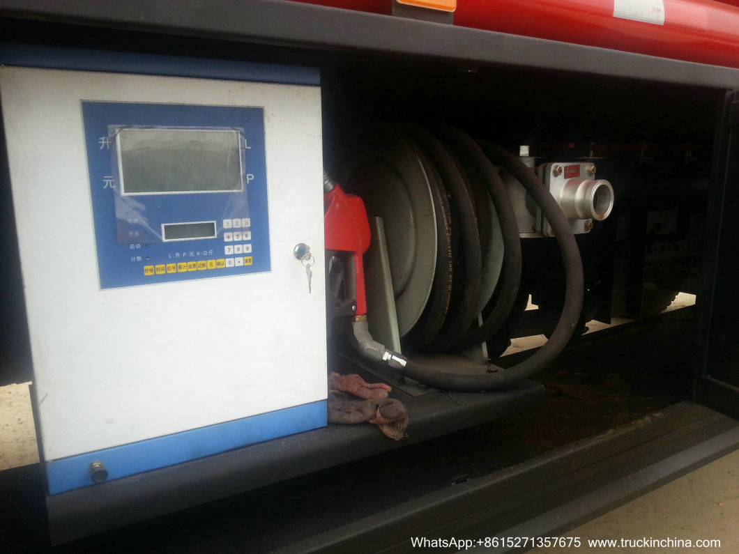 FAW Diesel Road Tanker Truck (24m3 Fuel Oil Bowser Refueling Truck with Oil Pumps Flowmeter Fuel Despenser for Fuel Express Door to Door Service)