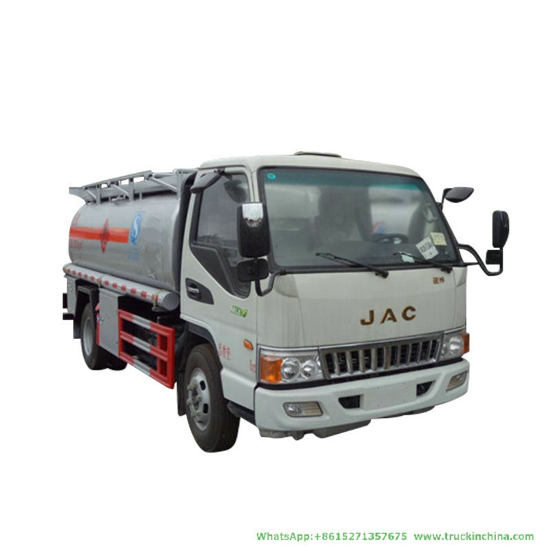 JAC 4m3 Mini Fuel Delivery Truck (1000 Gallon Small Fuel Tanker Truck)