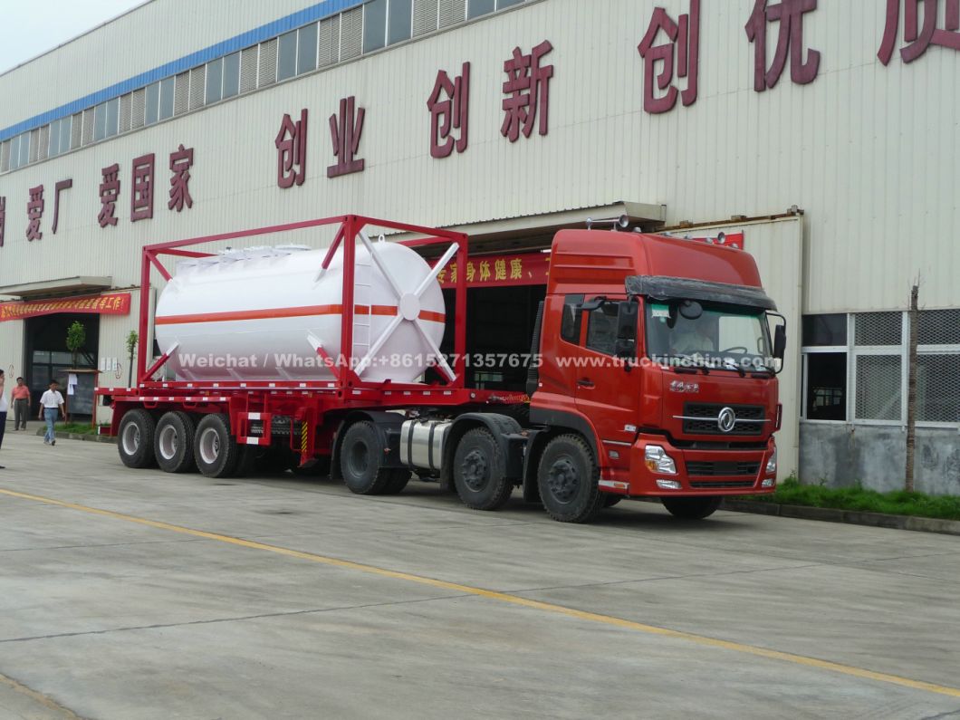 Sihcl3, Ticl4, Sicl4, Pcl3, Nacn 20FT ISO Tank Container Class 3 Toxic Chemical Storage Pressure Vessel