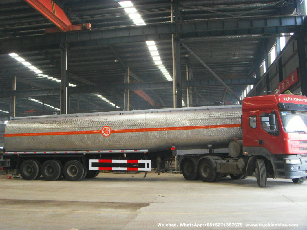 Heavy Duty Stainless Steel Tanker Semi Trailer 60000L for Food Oil, Ethanol, Liquor, Win (40-60T Polished Stainless Tanker)