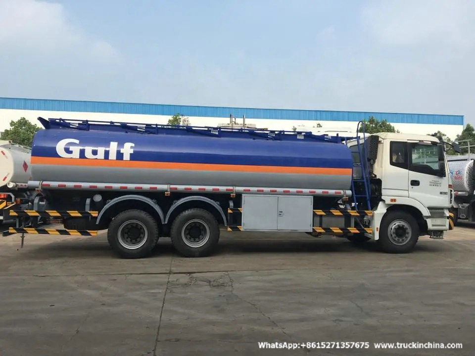 Foton Fuel Tanker (Mobile Oil Refueling Bowser Truck 20cbm LHD, RHD Diesel Delivery Refueling Truck)