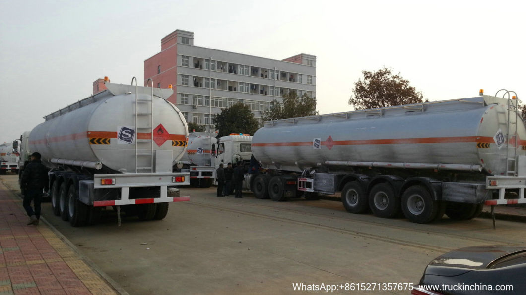 SS304 or 316L Tank Body Stainless Tanker Trailer for Acid, Chemicals, Edible Oil, Liquid Food, Milk, Alcohol 8000USG -15000USG