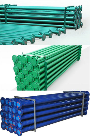 Anticorrosive Steel Lined Plastic PTFE, LLDPE Pipe (Three / 4 Way Elbow Pipe) Use for Sulfuric Acid Hydrochloric Acid HCl, Naoh, Naclo,