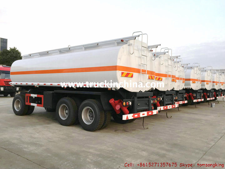 2-3 Axles 10t-25t Drawbar Tank Dolly Trailer (Tractor Truck Tow Full for Fuel/Water/Oil/Diesel Trailer Pup Tanker)
