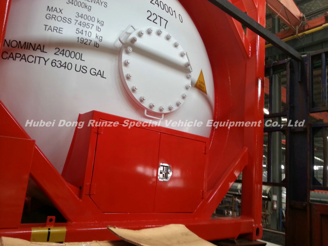 Un1075 Isotank 20feet Tank Container T50 Transport Liquefied Petroleum Gas 22kl, 24kl