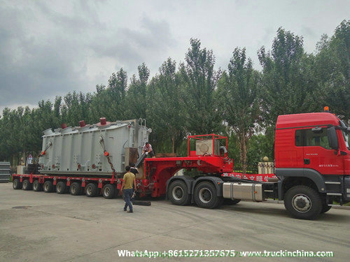 Heavy Hauler Hydraulic Multi Axles Lowbed Trailer