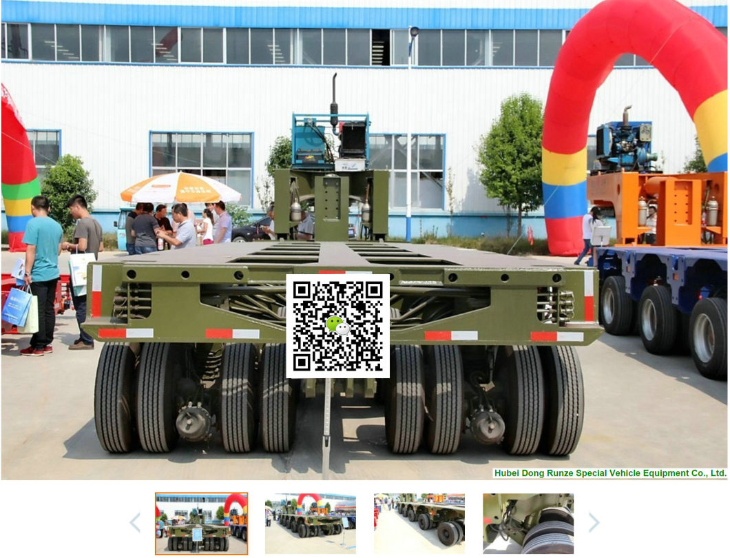 Heavy Hauler Hydraulic Multi Axles Lowbed Trailer