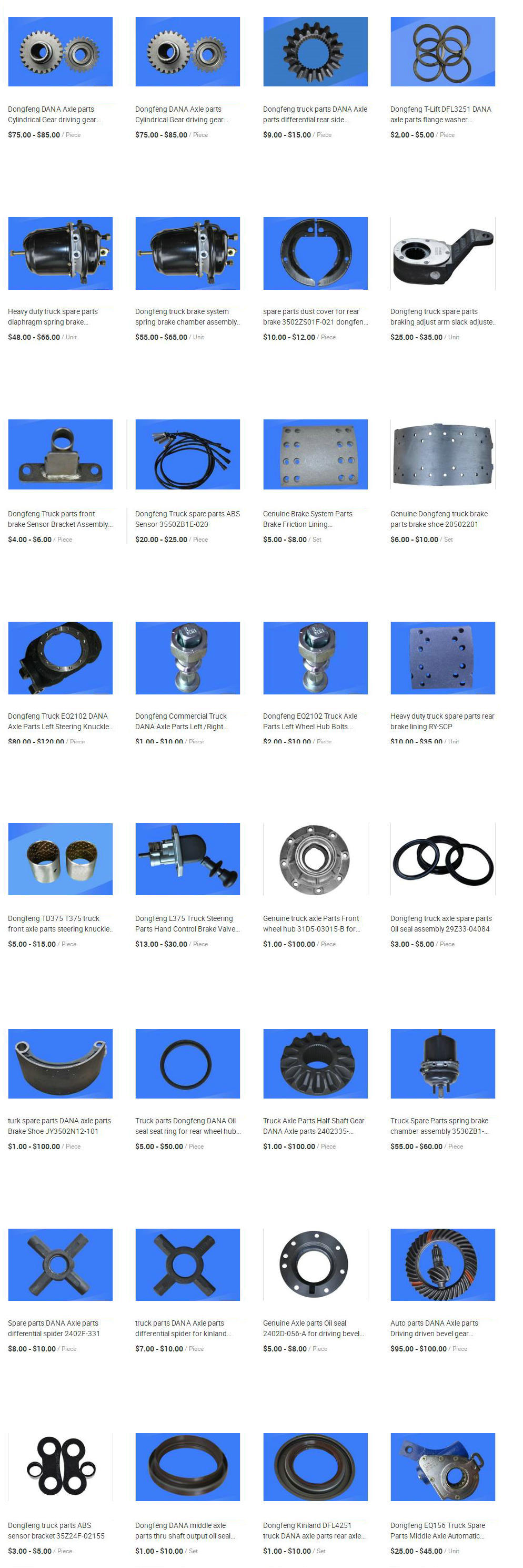 Dongfeng Truck Parts (Truck Axles, Gear Differential, Reducer Housing, Wheel Hub