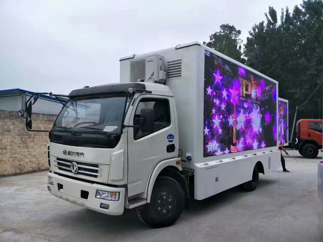 DFAC Truck Mounted Mobile LED-Advertising Optional Ifting Screen 4X4.4X2 LHD. Rhd