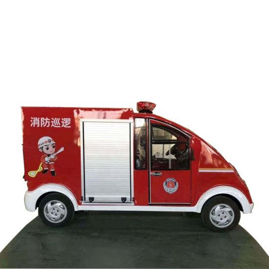 Fire Patrol Mini 2 Seats Electric Fire Truck Mounted with Motor Fire Pump (Portable pump)