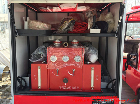 Fire Patrol Mini 2 Seats Electric Fire Truck Mounted with Motor Fire Pump (Portable pump)
