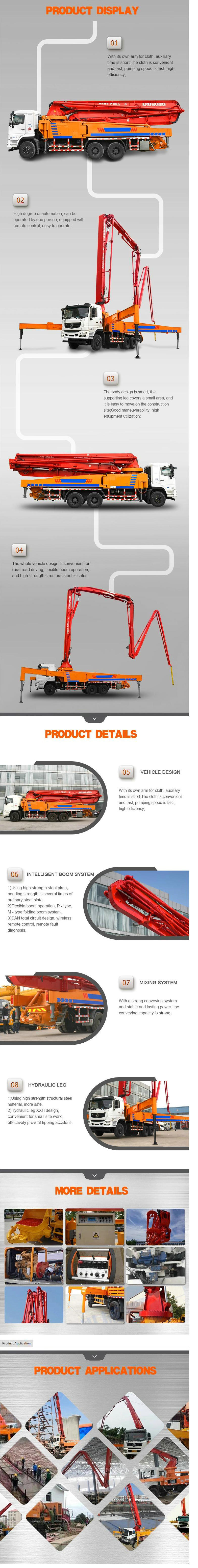 Truck Mounted Concrete Pump 34m-35m
