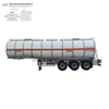 Aluminum Tanker Trailer 36000L~42000L 3 Axle Transport Food Cooking Oil Edible Oil