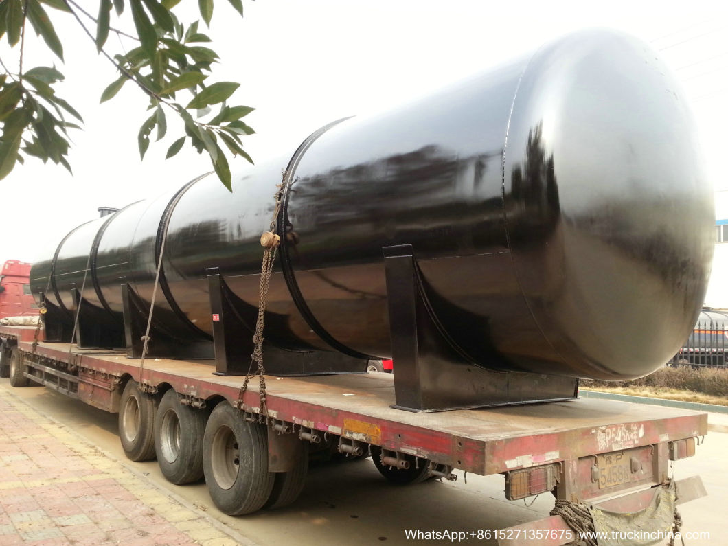 Acid Storage Tank for Oil Fied Chemical Contain Hydrochloric Acid 120cbm Horizontal