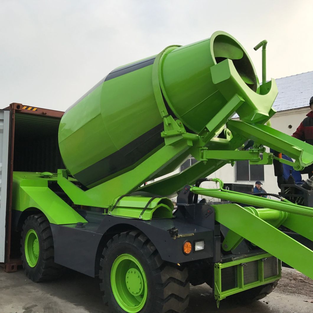 Portable Self Loading Concrete Mixer Truck (4M3 Transit Mixer Tank)