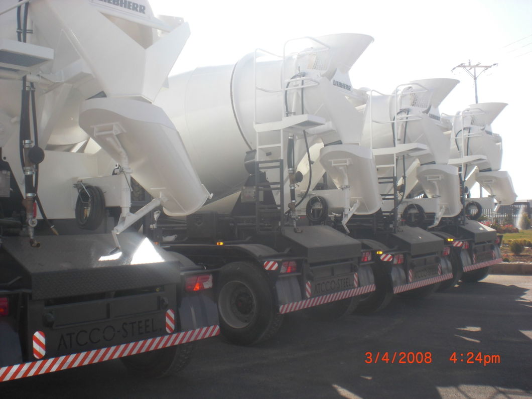 Transit Mixer Tank 10m3-12m3 Concrete Mixer Trailer (2 axles / 3 axles Concrete Mixer Drum Semi-Trailer)