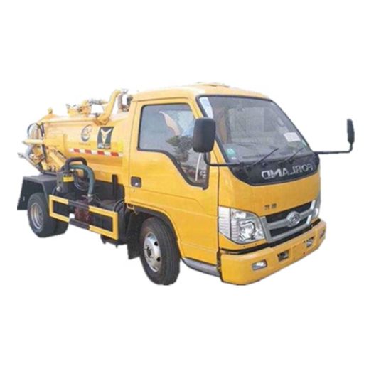 Septic Tank Truck Forland 3000 Liters Mini Fecal Suction Truck Vacuum Tanker Sewer Cleaner