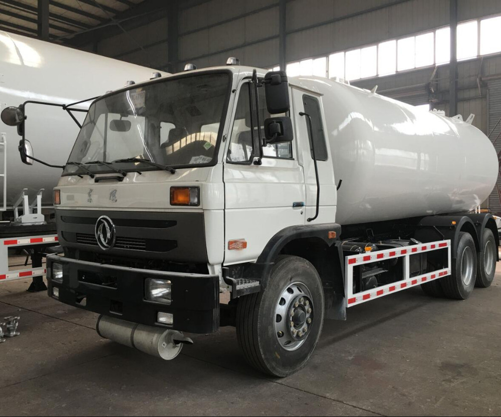 Dong Run LPG Bobtail Truck 20, 000liters Bulk Cooking Gas 10 Wheels Drive