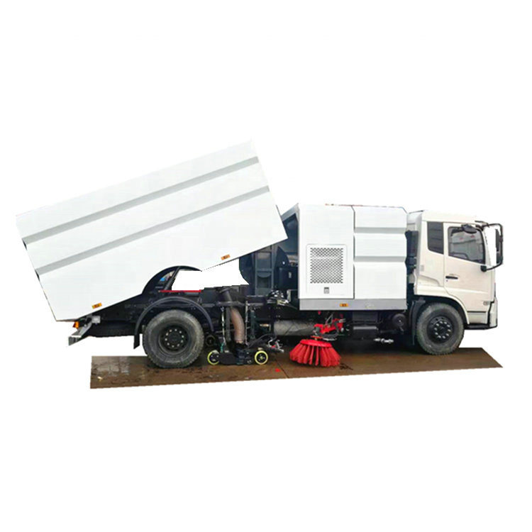King Run Efficent Street Vacuum Road Sweeper 7 Cbm Garbage 9 Cbm Water Stainless Steel 4X2 -4X4 -Rhd. LHD