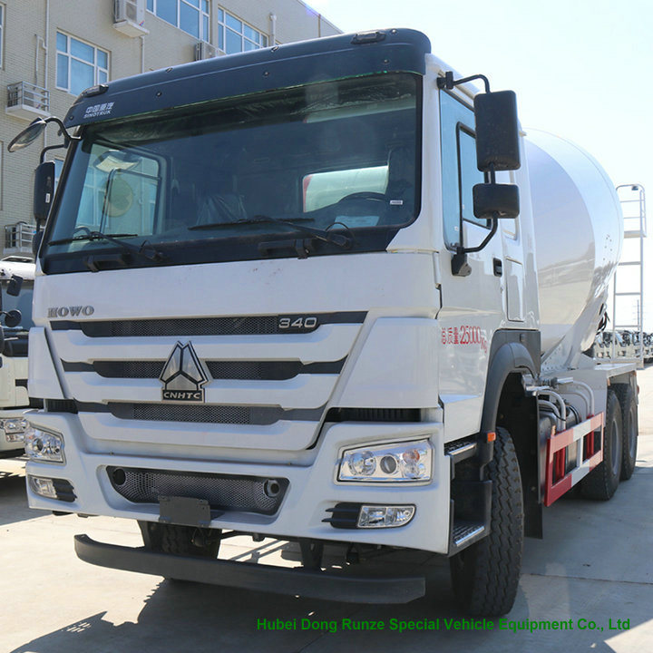 HOWO Truck Mounted Concrete Mixer (Transit Mixer Tank 10m3-Max Mixer Drum18m3)