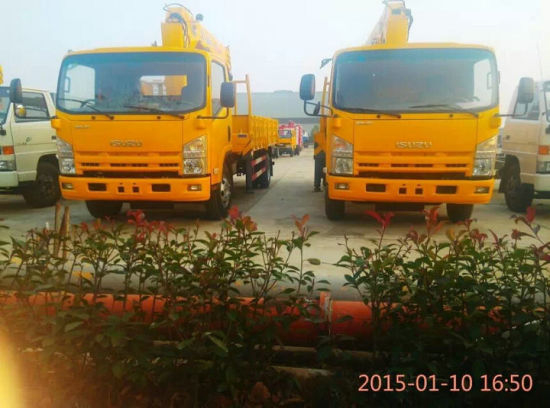 Isuzu Truck Crane Telescopic Boom 4t, 5t, 6.3t, 8t